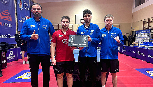 Ważna wygrana tenisistów stołowych z Działdowa Ważna wygrana tenisistów stołowych z Działdowa